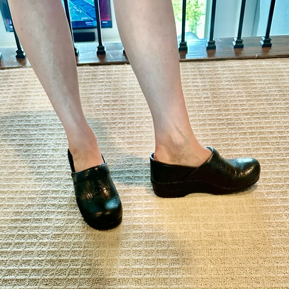 Dansko Professional Black Tooled Clog - image 5